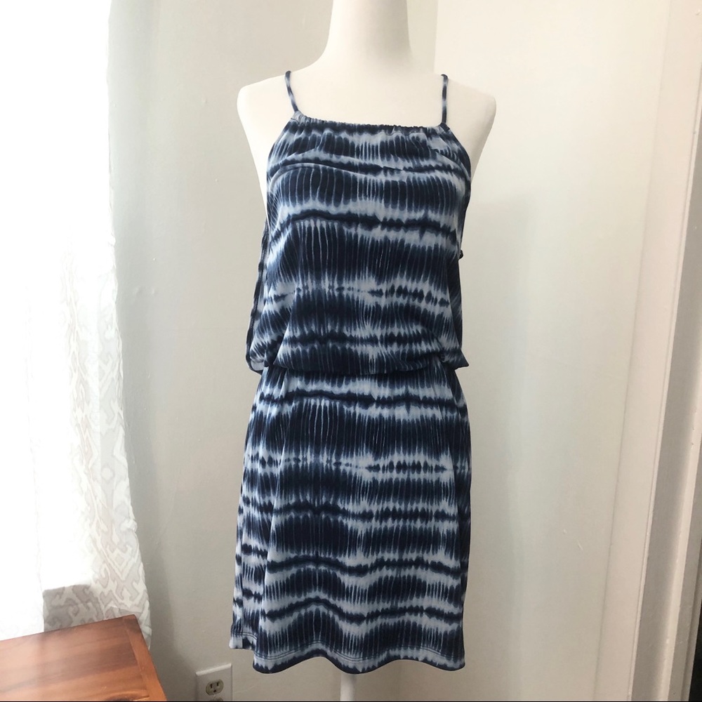 BCBGeneration blue tie dye dress